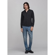 İkks Ikks Siyah Erkek Regular Fit Gömlek MT12183