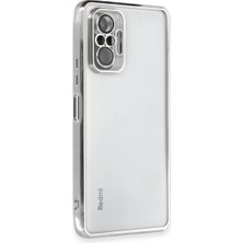 Elma Shop Note 10 Pro Kılıf Lensli - Gümüş