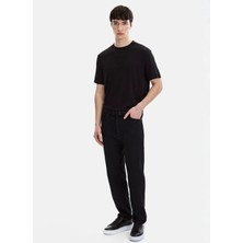 Back And Bond Siyah Tapered Fit Denim Pantolon