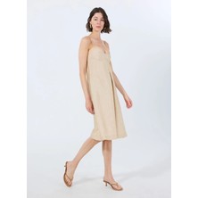 Aspesi Bej Kadın Yuvarlak Elbise G 2932 L052
