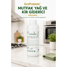 Mutfak Yağ Çözücü 1 L Organik Ağır Kimyasal İçermez - EcoProbiotic