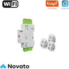 Novato Ray Tipi Wifi Akıllı Enerji Ölçer 3 Faz ( Tuya, Smart Life Uyumlu )