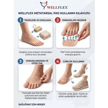 Wellflex Beş Parmak Geçmeli Metatarsal (Çift)