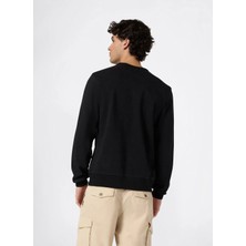 Champion 221793-KK001 Crewneck Sweatshirt Siyah Erkek Sweatshirt