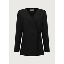 Atelier Aliz Siyah Kadın Ceket ALZ-6142