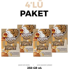 Gigis Food Yer Fıstıklı Granola 4'lü Paket 4X250 Gram