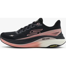 Skechers Max Cushioning Propulsion- Kadın Siyah / Pembe Altin Koşu Ayakkabısı 128901 Bkrg