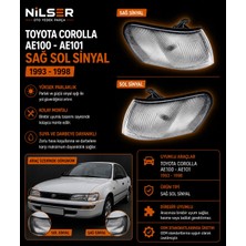 Ns Nilser Auto Parts Toyota AE100 AE101 Sinyal Beyaz Sağ Sol Set 1992-1998