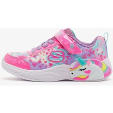 Skechers Unicorn Dreams Büyük Kız Çocuk Pembe Işıklı Spor Ayakkabı 303063L Pkmt