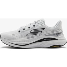 Skechers Max Cushioning Propulsion- Erkek Beyaz Koşu Ayakkabısı 220509 Wbk