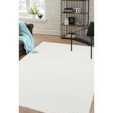 Crown 4010 Beyaz Seri  Makine Dokuma Taban Modern Salon Halısı | Sultan Halı
