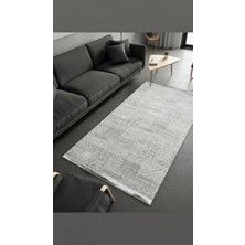 Sultan Halı Sultan Zen Etnik Desen Gri Modern Akrilik Makine Dokuma Salon Halısı - 6709