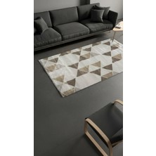 Sultan Halı Sultan Zen Modern Desen Krem Modern Akrilik Makine Dokuma Salon Halısı - 6609