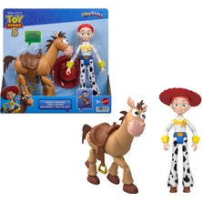 Disney Pixar Toy Story 5 Jessie ve Bullseye Ikili Figür Seti | Disney ve Pixar Oyuncak Hikayesi 5 Jessie ve Bullseye Aksiyon Figürleri 2'li Paket JKV21