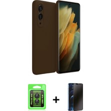 İlk El Grup Pilelistore™ Galaxy S25 Edge Kılıf Kozmos Yansıma Özel Seri - Siyah 3D Antistatik Hayalet Cam Ekran Koruyucu + Raze Metal Kamera Lens - Sh