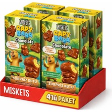 Miskets Capybara – Muzlu Krema Dolgulu Sütlü Çikolata 60 G x 4 Adet