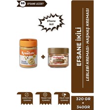Gelincik 2'li Set Kahvaltılık Sürülebilir Katkısız 320GR Leblebi Kreması + Haşhaş Kreması 320GR