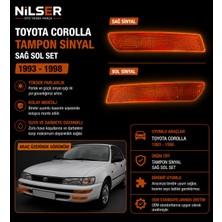 Ns Nilser Auto Parts Toyota Tampon Sinyal Corolla Sağ Sol Set 1993-1998