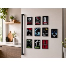 Nana Art Efsane Filmler 10' Lu Magnet Seti