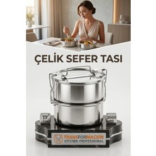 Sefer Tası 1 No 3 Lü Paslanmaz Çelik Tek Kişilik Sefertası 1 Fiyatı
