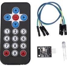 Arduino IR Kızılötesi Kumanda Kiti (Alıcı-Verici) Kolay Kullanım Özellikli 1 Adet