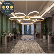 Lzy Avize Store 3 Renkli Sarkıt Yonca 6’lı Eskitme Salon Mutfak Çocuk Odası Yemek Masası ve Antre Için Modern LED