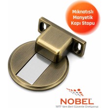 Nobel Manyetik Mıknatıslı Kapı Stoperi Antik Sarı (Vidalı)