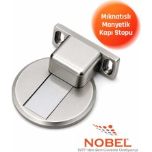 Nobel Manyetik Mıknatıslı Kapı Stoperi Inox (Vidalı)