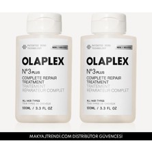 OLAPLEX No.3 Plus Complete Repair Treatment Double Power Duo - Anında Etkili, Güçlendirilmiş Ikili Yoğun Onarıcı Bakım Seti