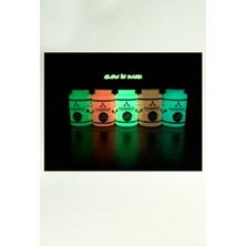 Karanlıkta Parlayan(Glow In Dark)5 Renk Hayalet Boya Seti-(Naturel Yeşil-Mavi-Yeşil-Turuncu-Pembe) Gid5