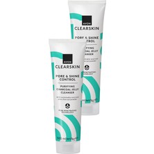 Avon Clearskin Pore Shine Gözenek ve Parlaklık Kontrolü İçin Jel Temizleyici İkili Set 100 ml