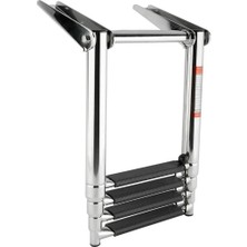 Erol Teleskopik Merdiven 4 Basamaklı Platform Üstü Destekli 254x1150 mm