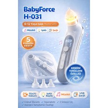 Babyforce H-031 Kendini Temizleyen Bebek Burun Aspiratörü 0-12 Yaş Işıklı Müzikli Şarjlı