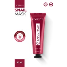 Korelya 50 ml Soyulabilir Salyangoz Maskesi Kadınlar İçin Gözenek Sıkılaştırıcı Özellikli Jel