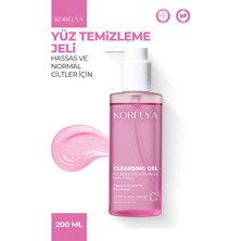 KORELYA-Kuru, Karma, Normal Ciltler Için Temizleme Jeli 200 ml