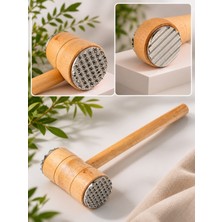 Bambu Saplı Et Dövme Tokmağı Çift Taraflı Et Dövücü