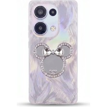 CepStok Xiaomi Redmi Note 13 Pro 4g Kılıf Parlak Taşlı Işıltılı Sert Silikon Kapak