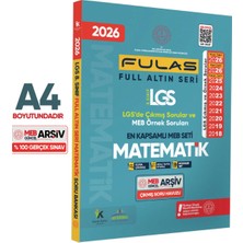 Karakutu Yayınları 2026 8.Sınıf Full LGS Altın Seri (FULAS) MATEMATİK MEB Çıkmış Soru Bankası Modüler Seti
