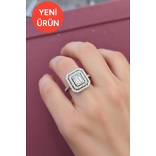Moda Gümüş 925 Ayar Gümüş Baget Kadın Yüzük