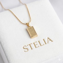 Stelia Kolye - Külçe Altın Model Minimalist Kadın Kolye