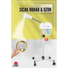 Ever Plus Sıcak Ozonlu Buhar Makinası, Güzellik salonu, kuaför ve evde kullanım