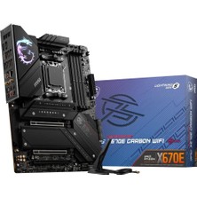 MSI Msı Mpg X670E Carbon Wi-Fi Amd Am5 Ddr5 Atx Anakart - Outlet