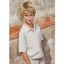 Mayoral Erkek Çocuk Polo T-Shirt Bej - 06162