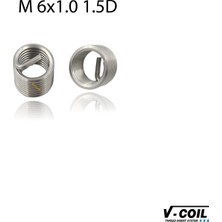 V-Coil M 6x1 Tırnaklı 1,5d Helicoil Yay Inox (1 Adet) 07309