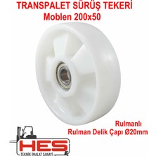 Poliamid Transpalet Tekerleği 200X50 mm