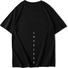 Brz Collection Unisex Oversize Loveless T-Shirt Siyah
