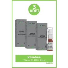 Solgar Venatura Vitamin D3 400 Iu Sprey 20 ml 3 Adet