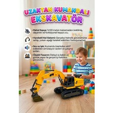 Farbu Oyuncak Uzaktan Kumandalı Full Fonksiyon Hareketli Excavator 2.4ghz Iş Makinesi Ekskavatör