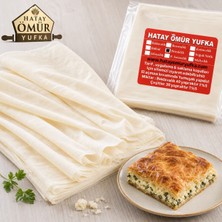 Ömür Çıtır Böreklik Yufka 900 gr Yufka Baklavalık Un İle El Yapımı Ve Yumuşak Dokulu