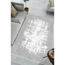 Pelura Halı Dekoratif Modern Desenli Bej Makinede Yıkanabilir Kaymaz Taban Halı Oturma Odası Salon Halısı Yolluk